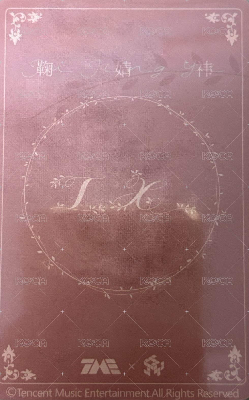 九周年紀念專輯《IX》 星光卡  背面