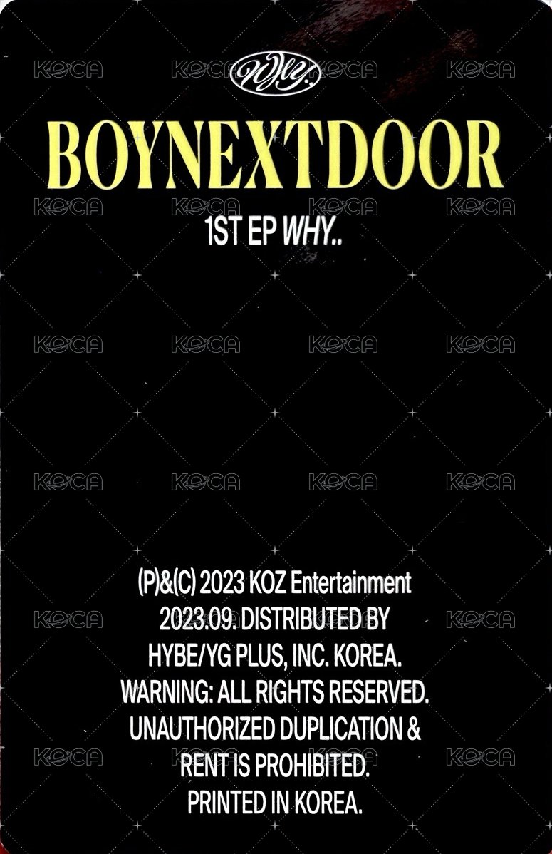 WHY.. wvs USA 特典卡 美網 官拍 背面