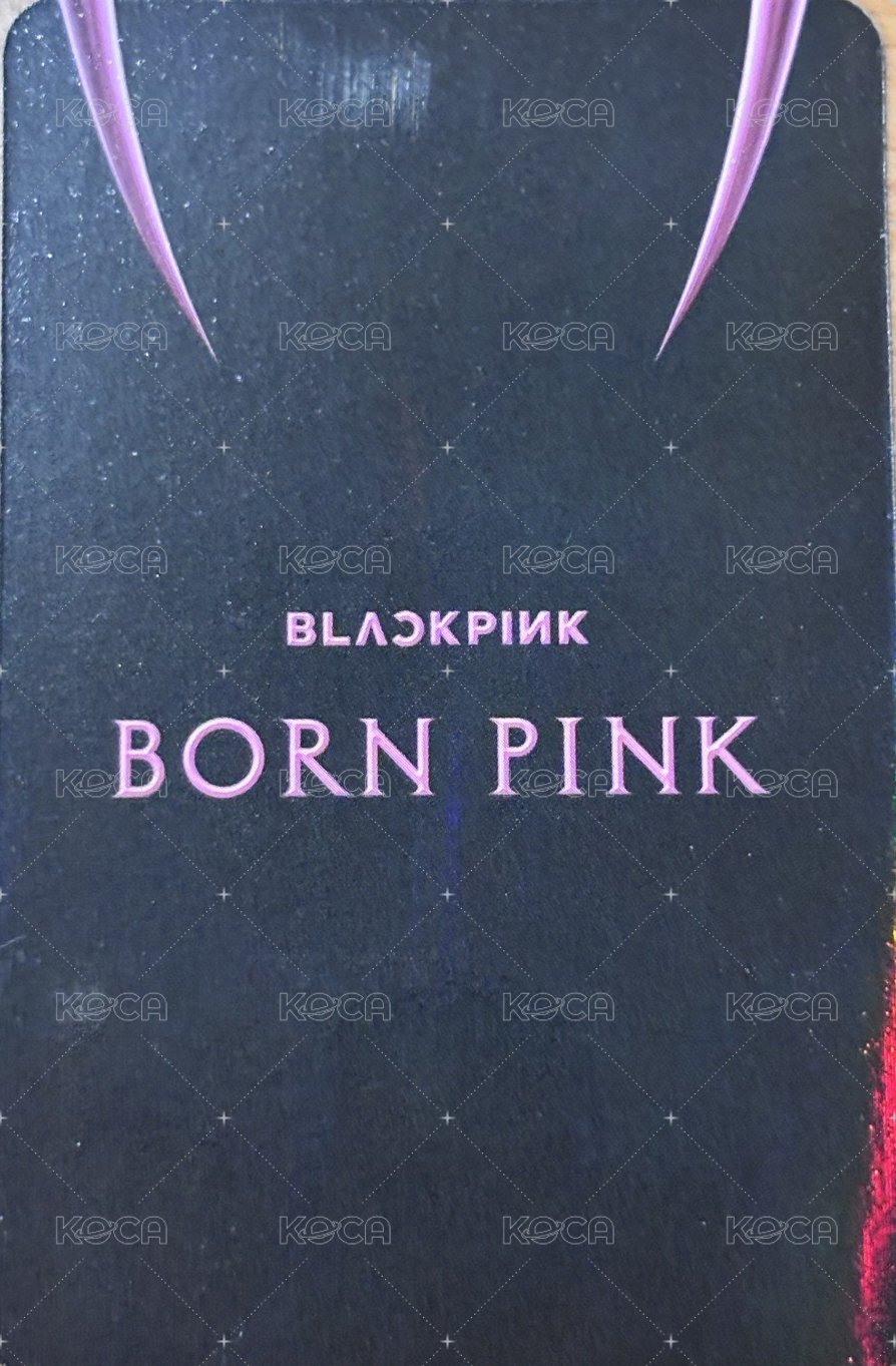 BORN PINK 阿拉丁 特典卡  背面