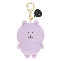 彩色熊 吊娃 淺紫色