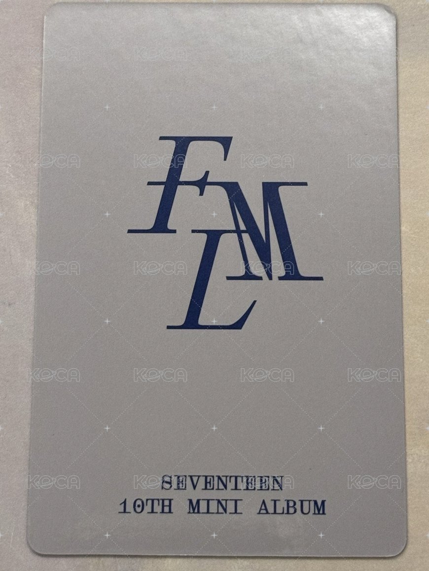 MINI10 yzy D 簽售卡  背面