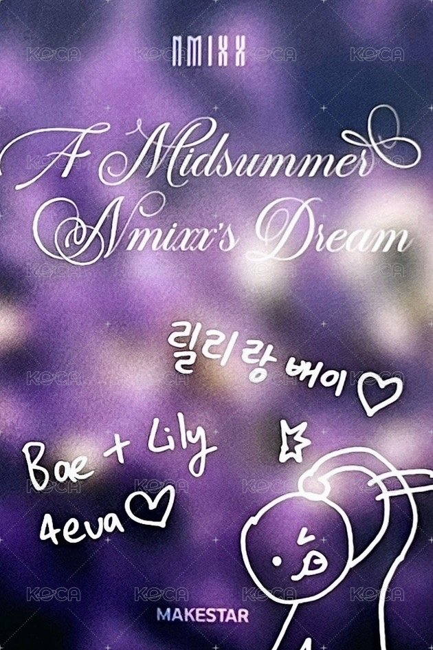 仲夏夜 ms 6.0 簽售卡 童軍莉裴雙人 背面