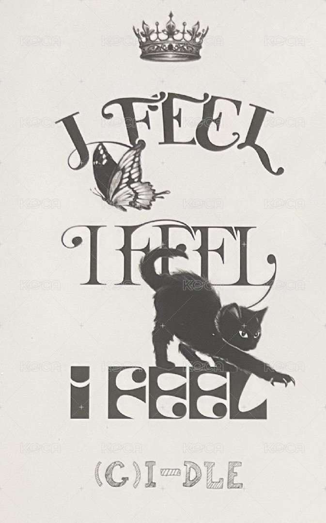 I feel 專輯卡 電子專卡-琦 背面