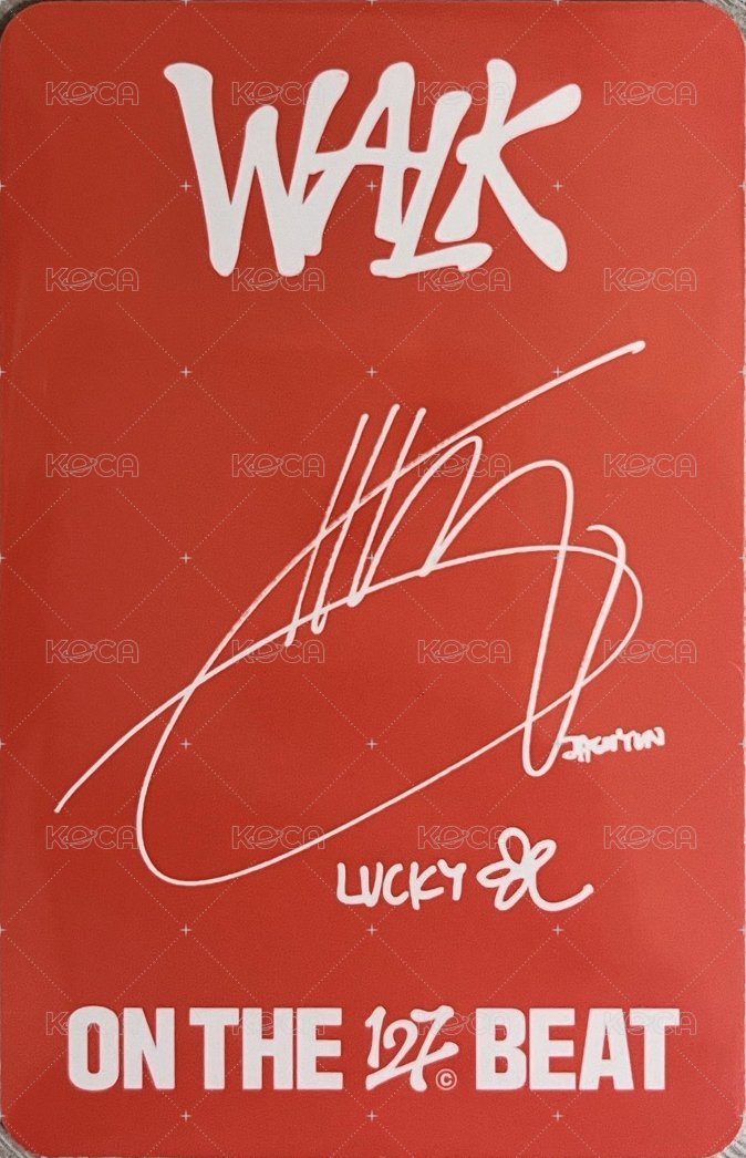 WALK 專輯卡 podcast ver 背面