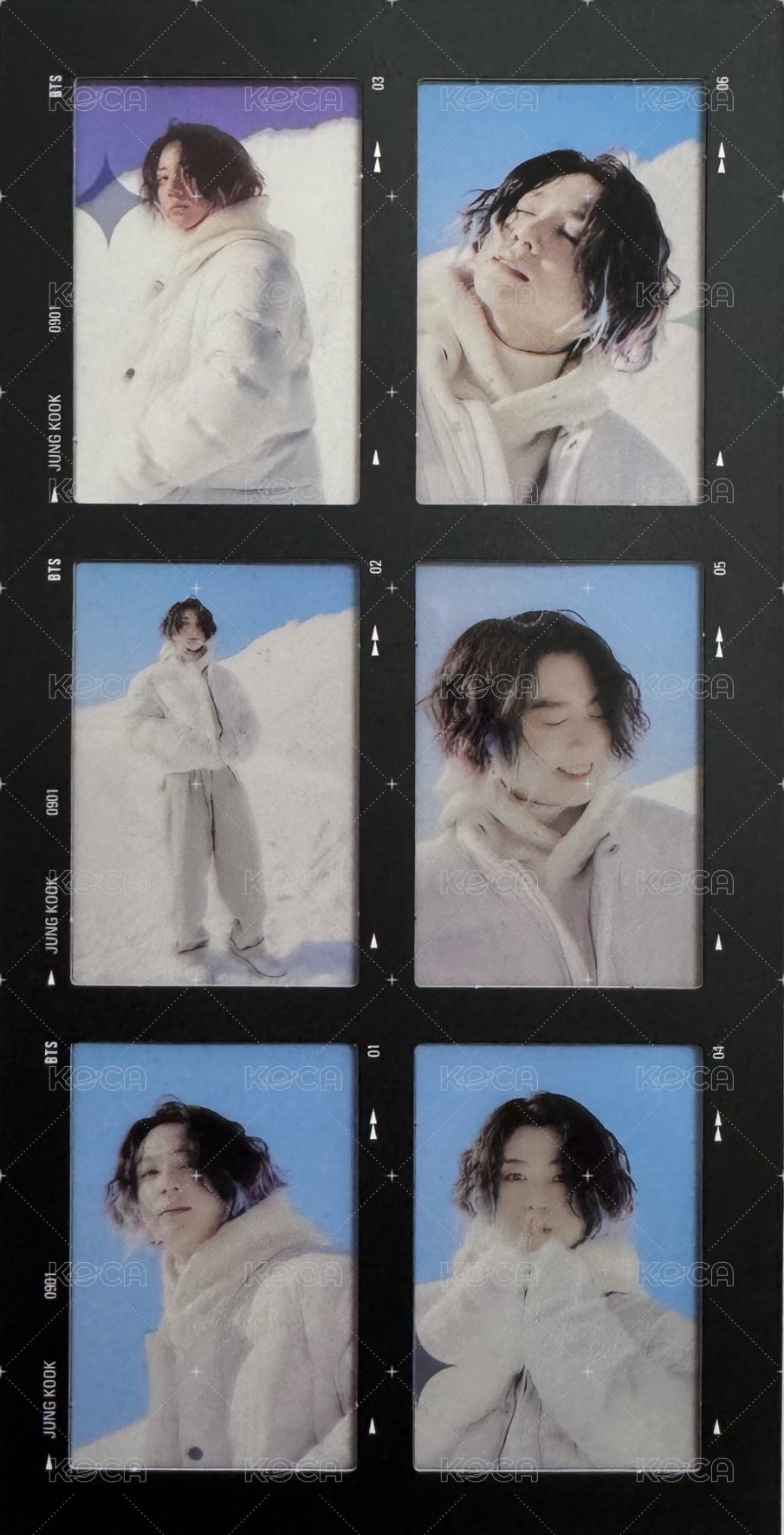 2021冬寫 周邊卡 六格底片 隨機 正面