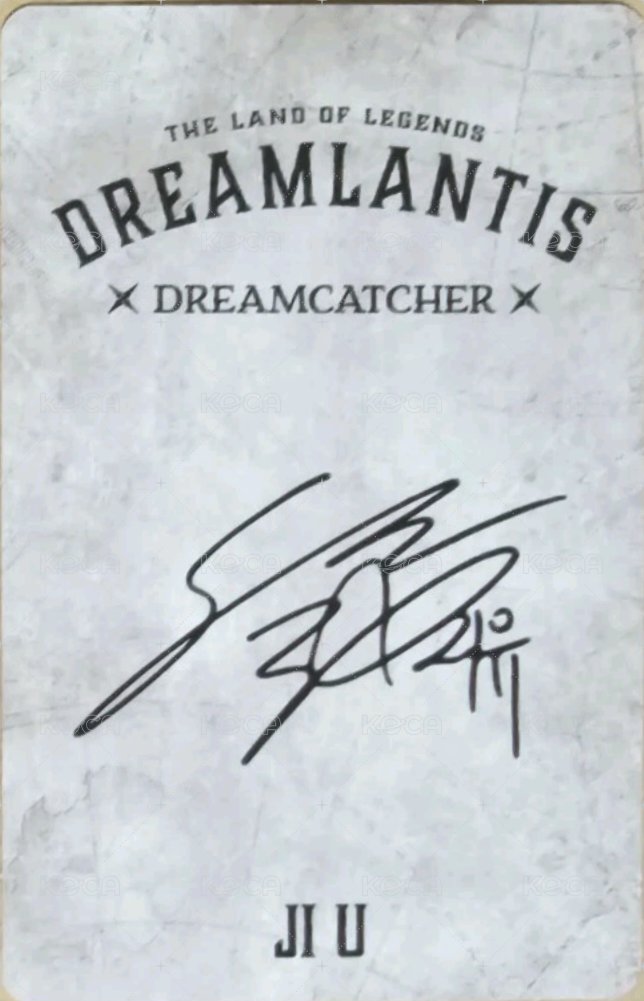 DREAMLANTIS 周邊卡  背面