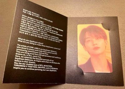 SEVENTEEN The Daydream Believers 淨漢 小卡set + 展覽會票卡