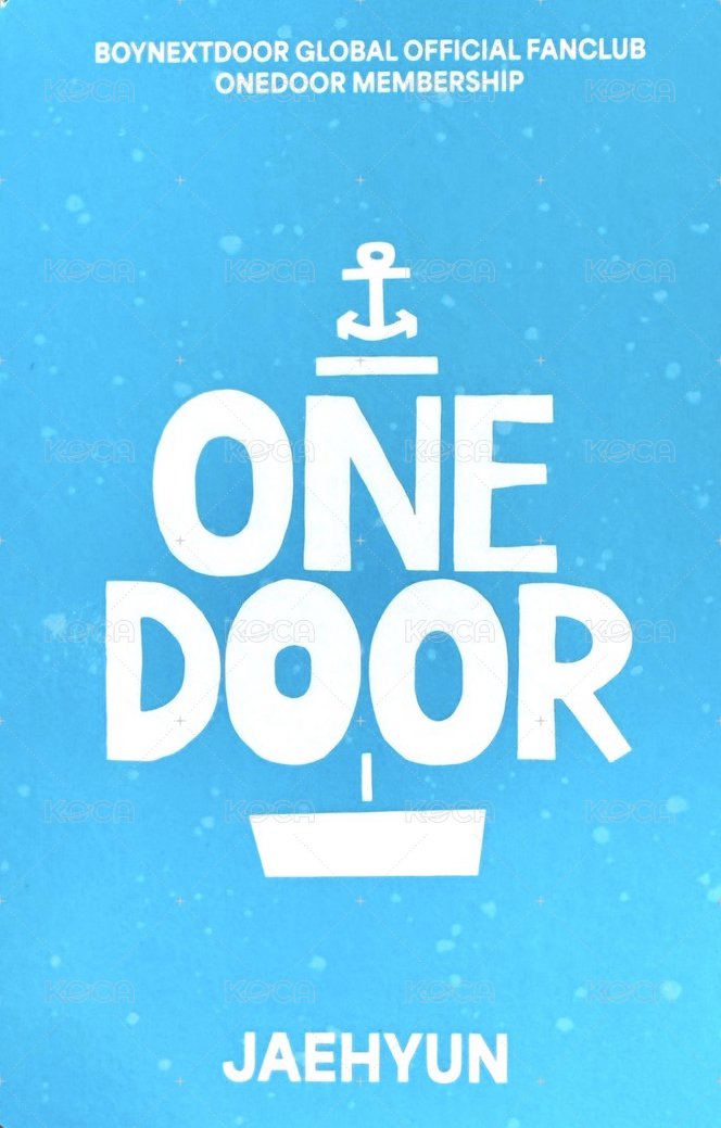 一期會員 會員禮卡 3 背面