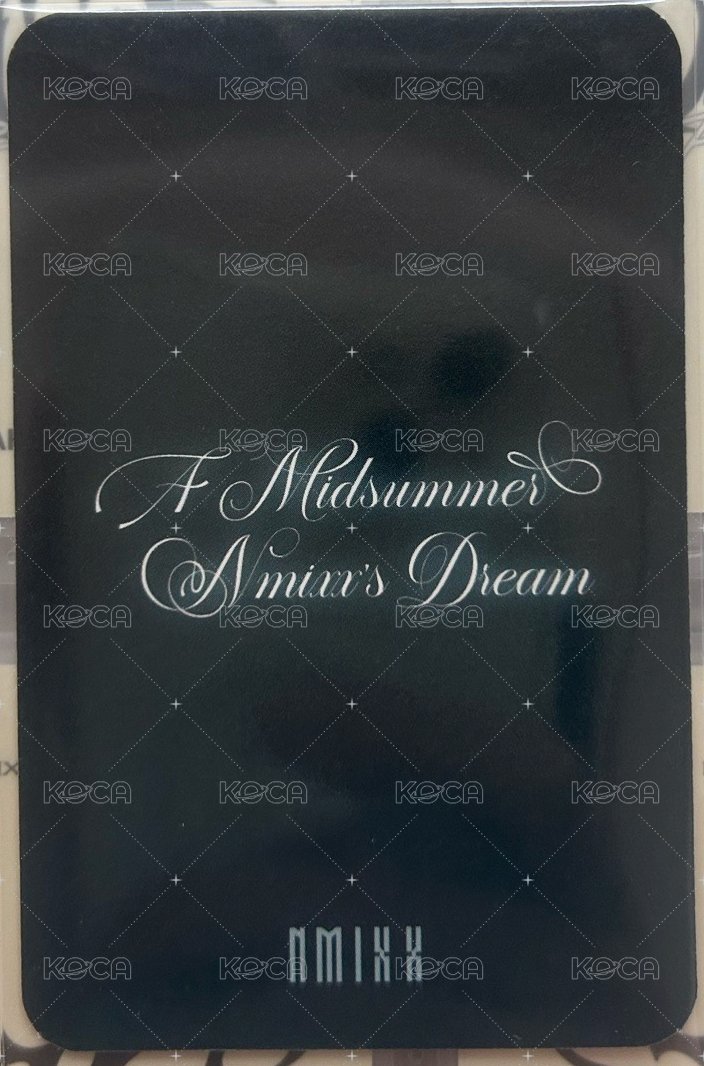 仲夏夜 jyp 特典卡 預售圭 背面