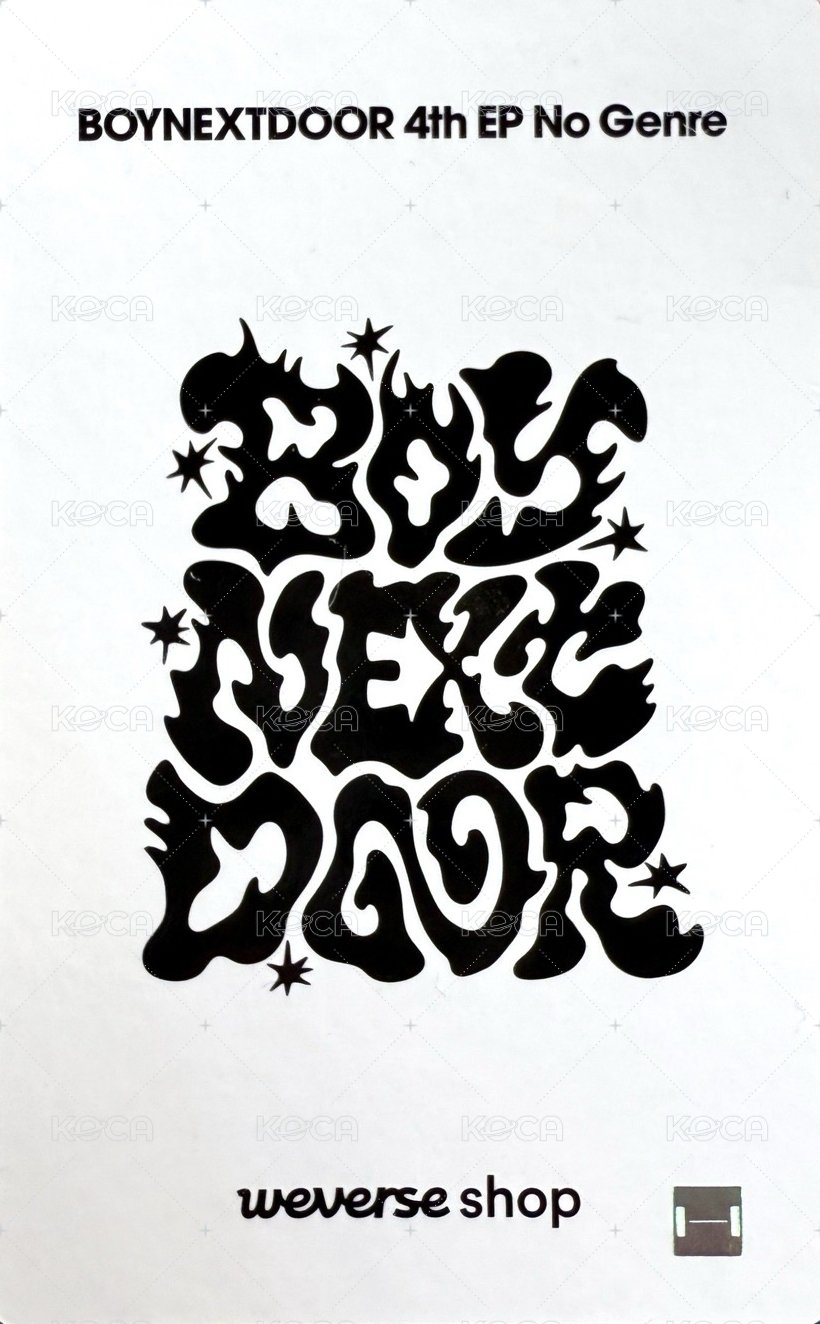 No Genre wvs 線下 幸運卡  背面