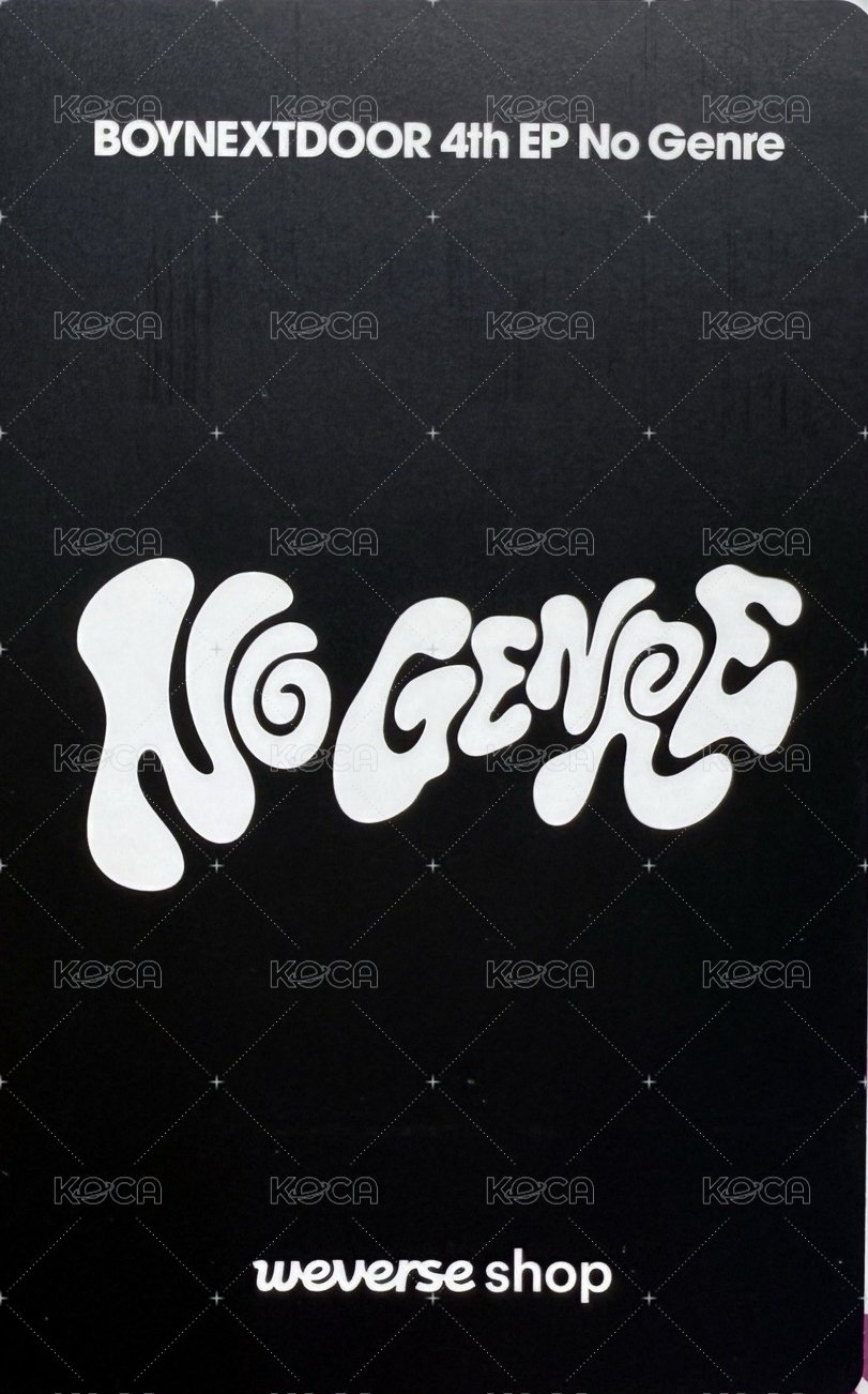 No Genre wvs 特別禮 特典卡 5 背面