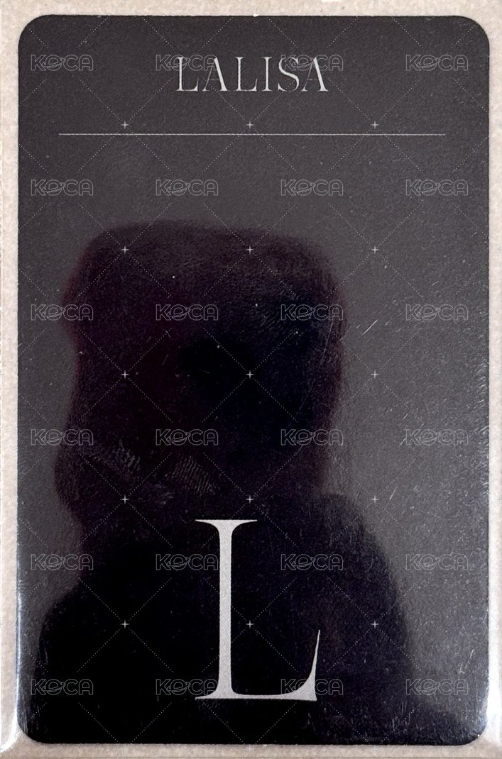 LALISA 專輯卡  背面