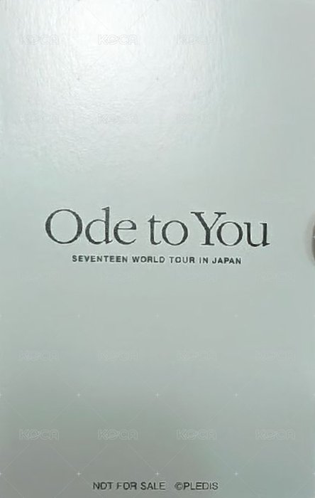 OTY演唱會 演唱會 DVD / CD 卡 貓燦 背面