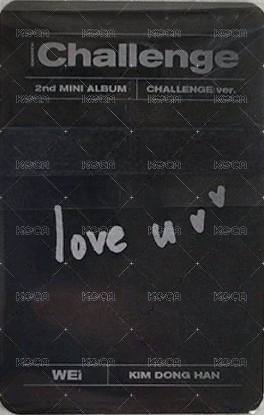 迷你二輯 專輯卡  背面