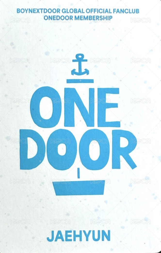 一期會員 會員禮卡 3 背面