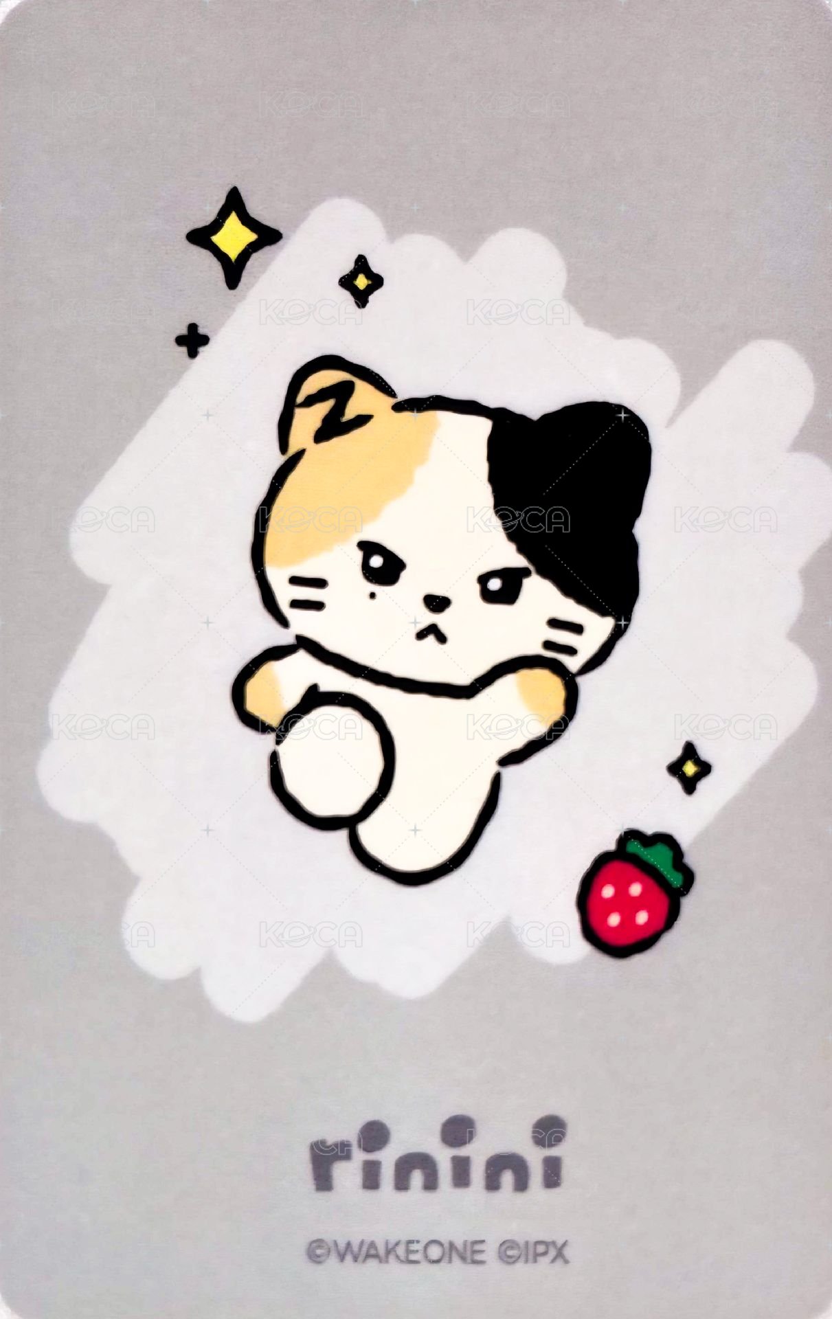 zeroni 周邊卡 18cm 娃卡 背面