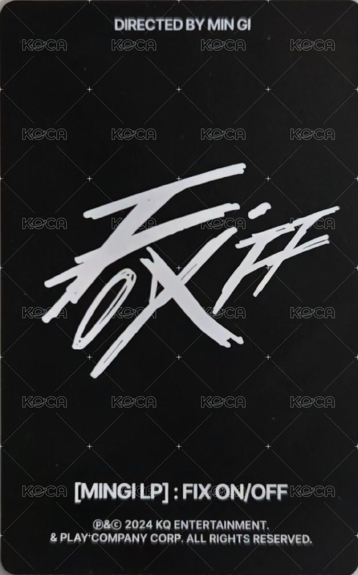 [MINGI LP] : FIX ON/OFF] 周邊卡  背面