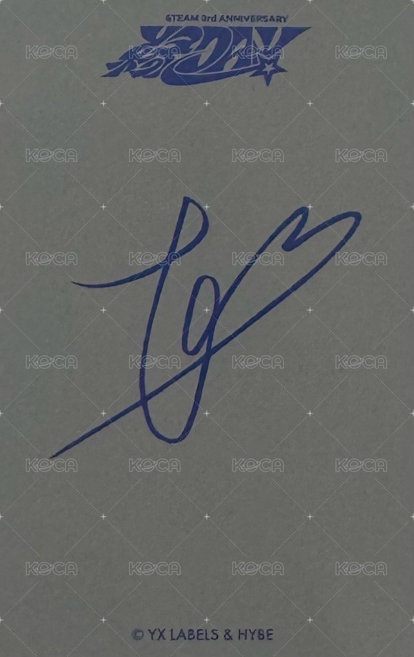 縁DAY 周邊卡 3周年 照片留言板小卡 背面