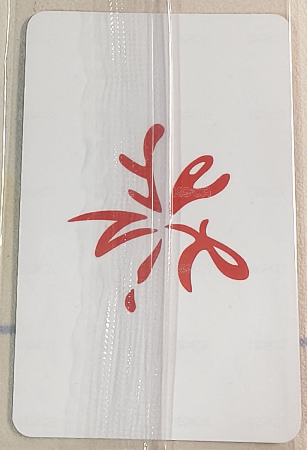 迷三 k4 特典卡  背面