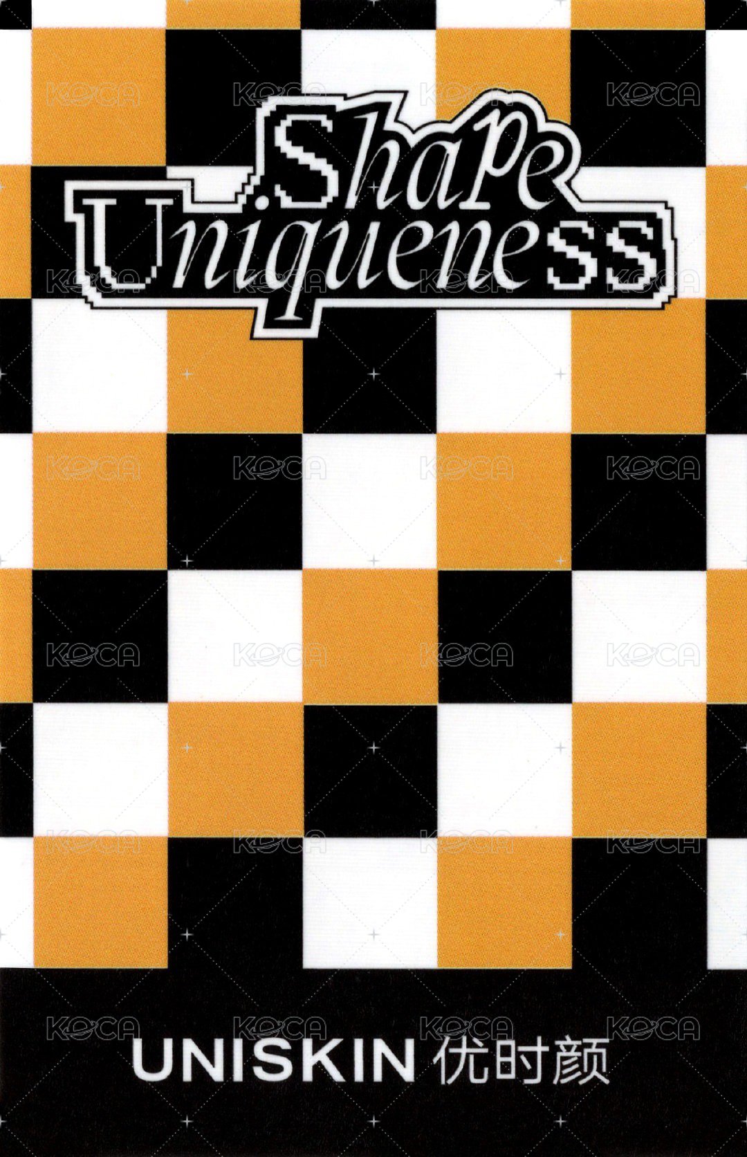 優時顏 代言卡 限量版 ver.B 背面