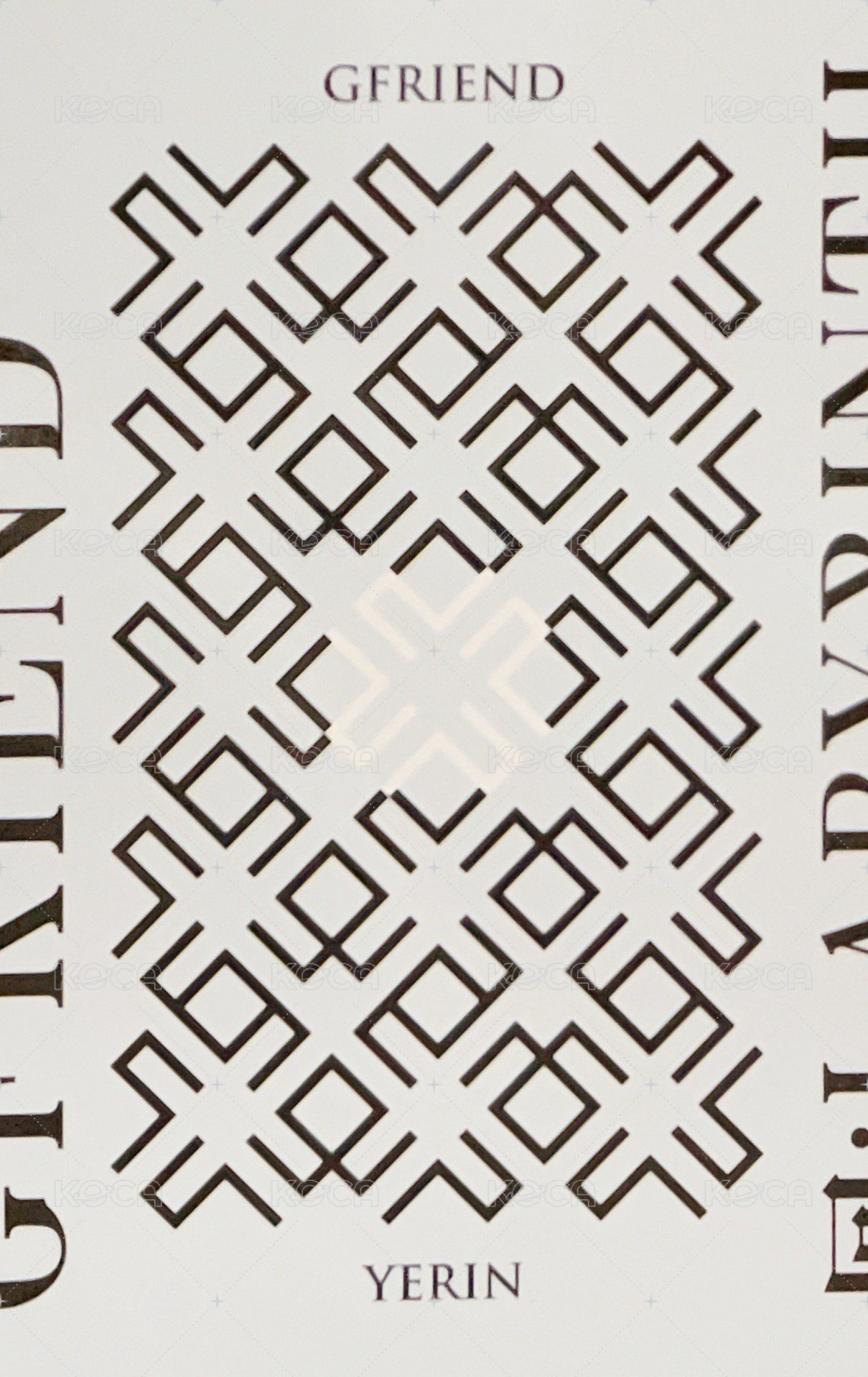 迷八 專輯卡 Twisted ver. 背面