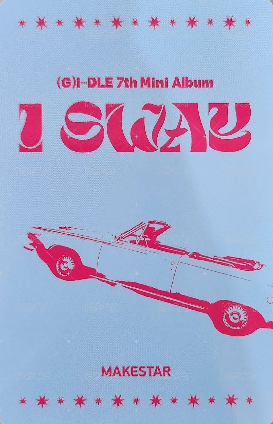 I SWAY ms 8.0 特典卡 10/7台北簽售造型 背面