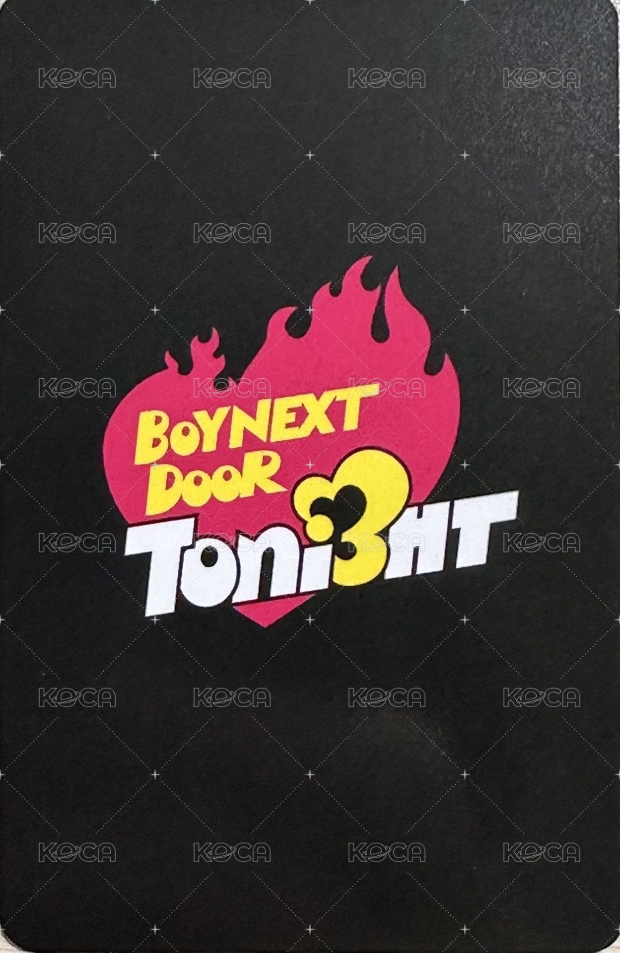 HOW? YT m2b 回歸秀 直播卡  背面