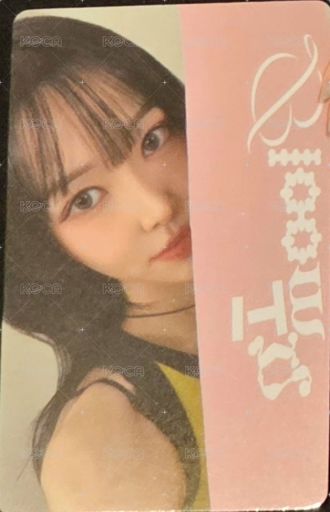 In Bloom ma 簽售卡 Musicart 線上特典 正面