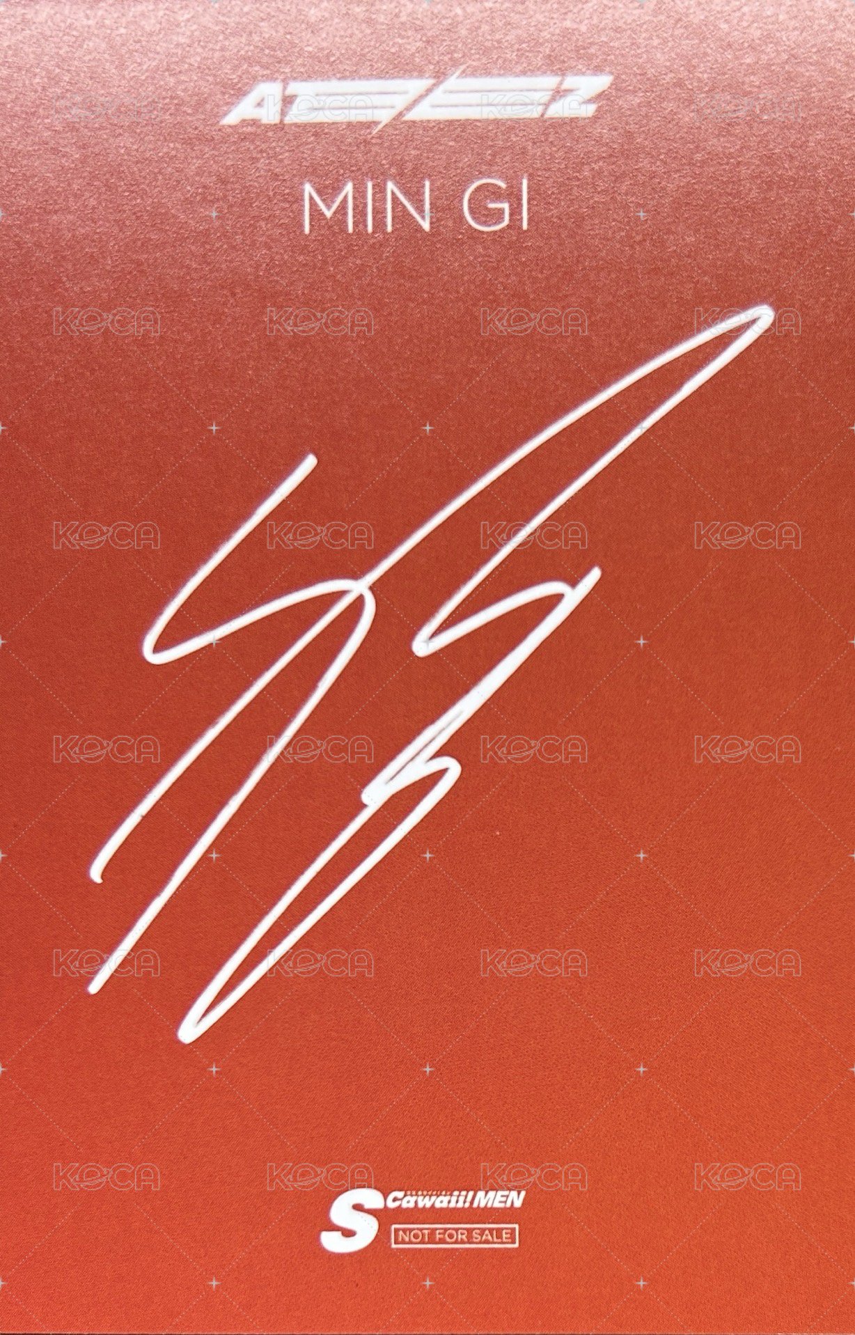 S Cawaii RED 雜誌卡 A 背面