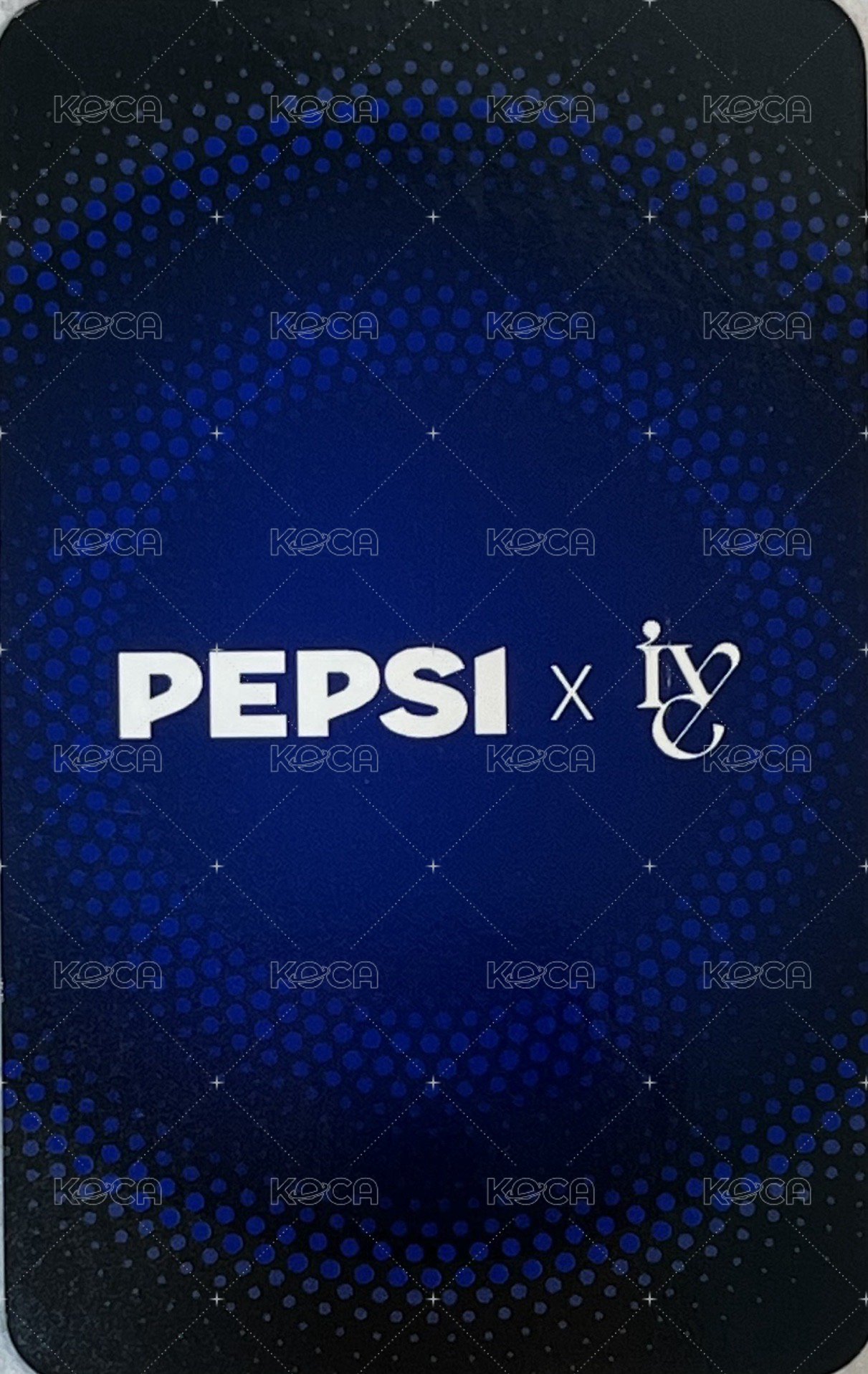 百事 代言卡 8.0 背面