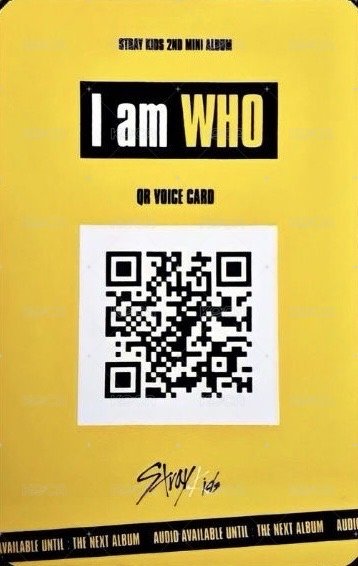 I am WHO 專輯卡 Behind ver. 背面