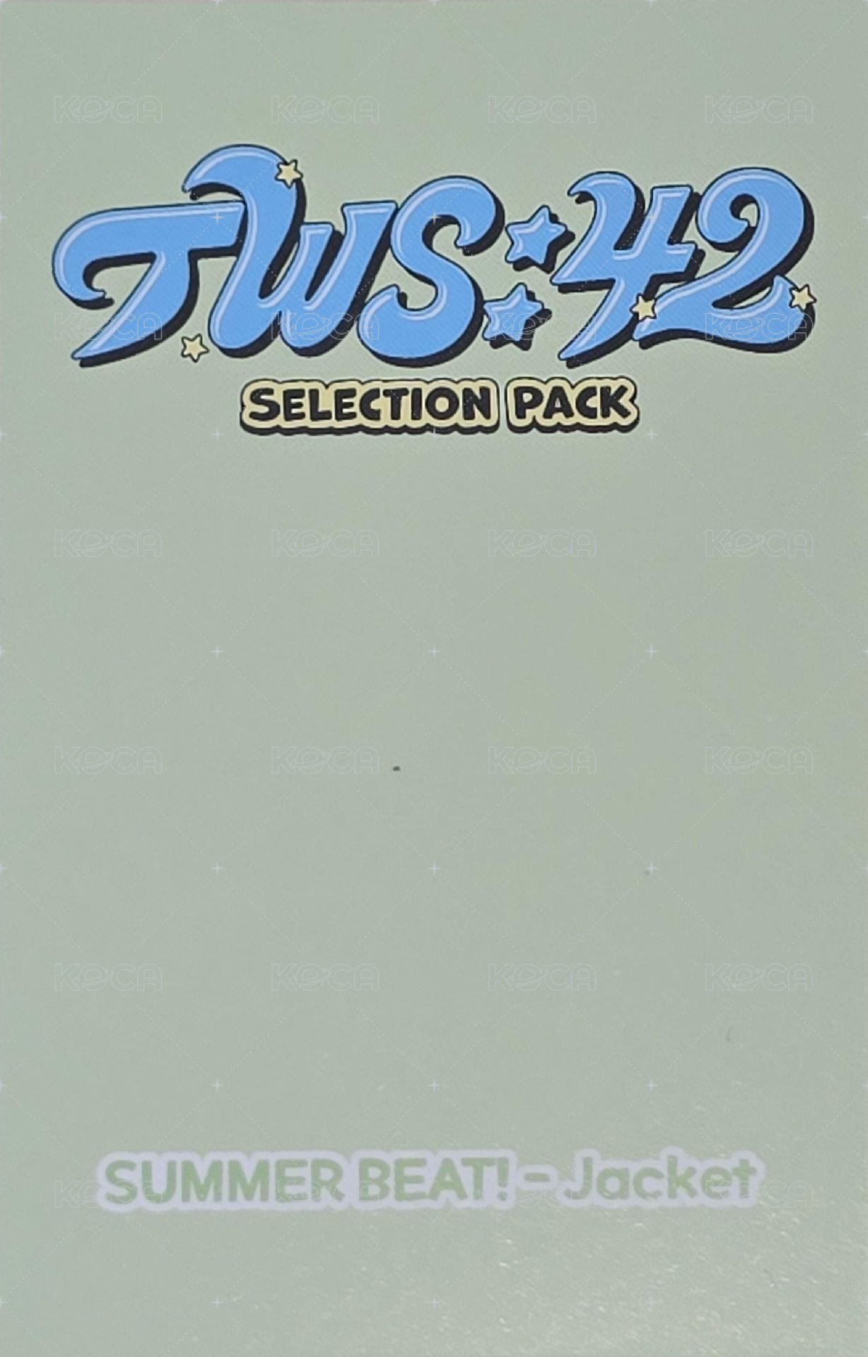 TWS:42 Selection Pack 周邊卡  背面