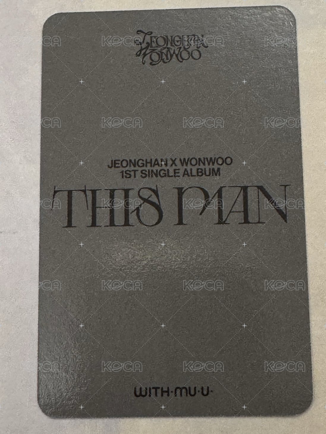 THIS MAN wm ver.A 幸運卡  背面