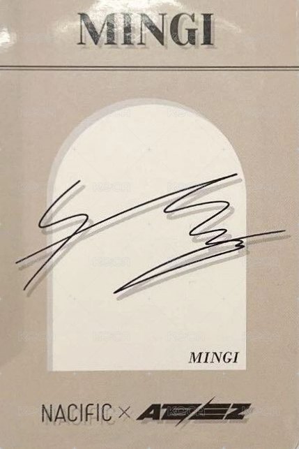 NACIFIC 代言卡 9.0 背面