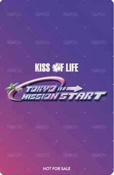 TOKYO MISSION START 塔店 預售 特典卡  背面