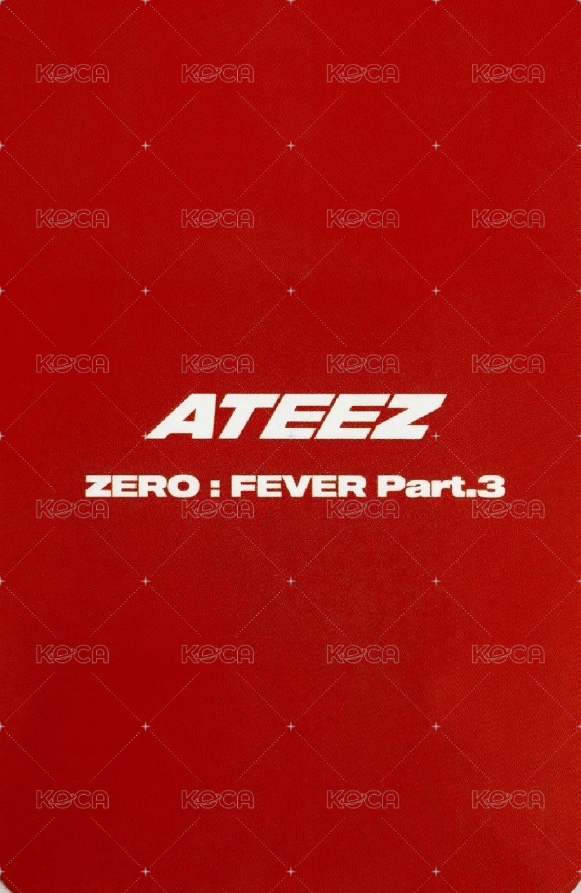 Fever pt.3 el 4.0 簽售卡  背面