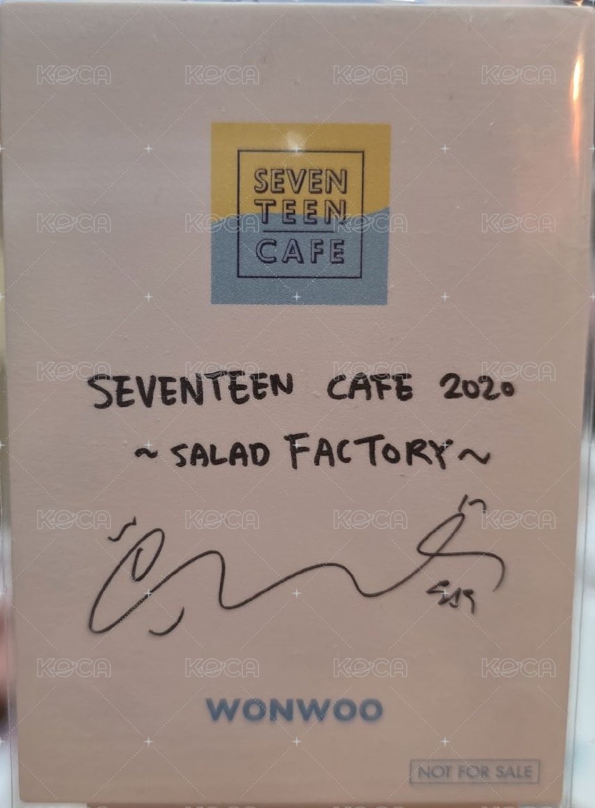 20’夏季CAFE 入場卡 / 場限卡  背面