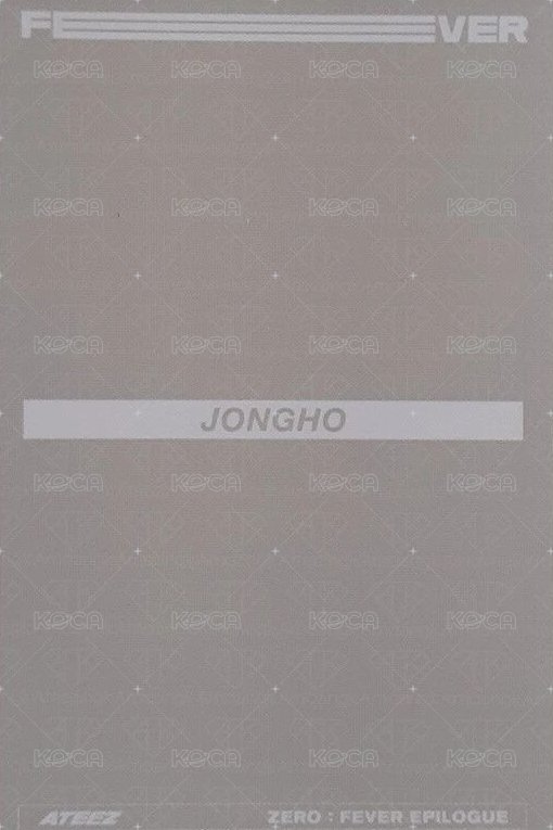 FEVER Epilogue 專輯卡 A ver. Limited 背面