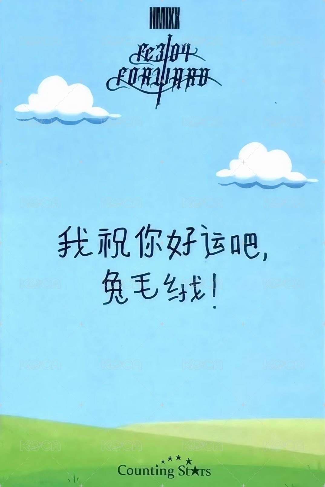 FORWARD 數星星 3.0 簽售卡 小羊莉 背面