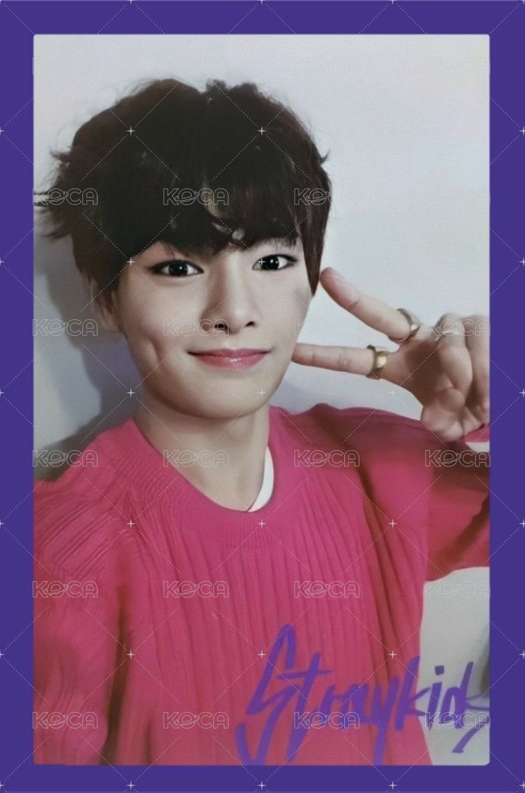 Clé 1 : MIROH 專輯卡 紫 ver. 正面