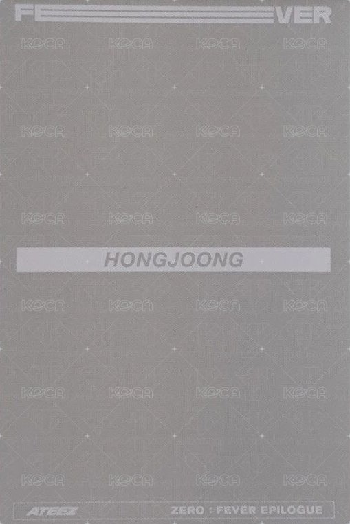 FEVER Epilogue 專輯卡 A ver. Limited 背面