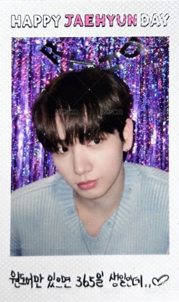 24生日 wvs 周邊卡 拍立得 3 狗狗 正面