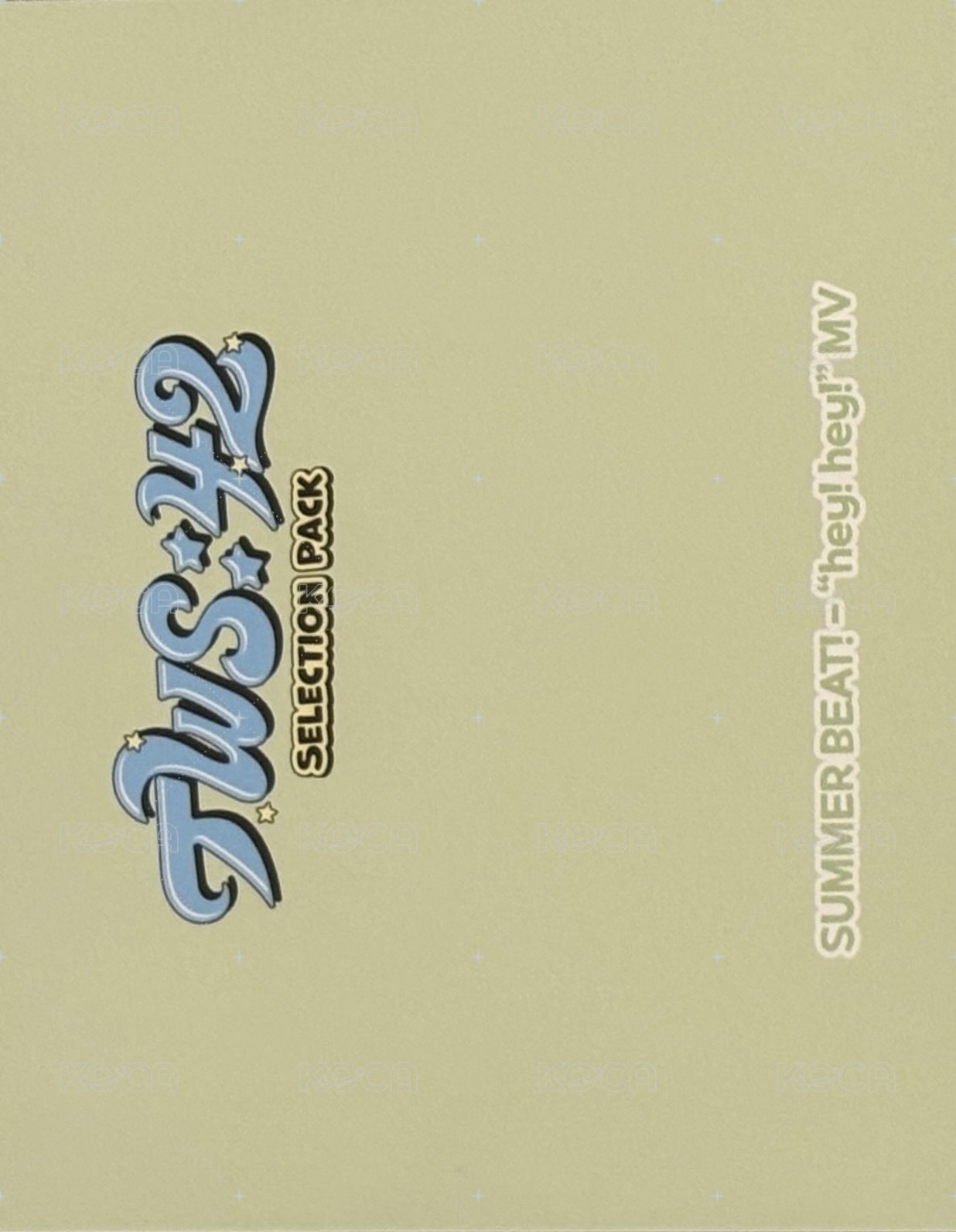 TWS:42 Selection Pack 周邊卡 團卡 背面