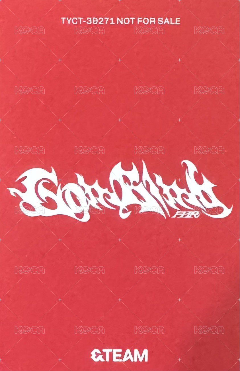 Go in Blind (月狼) 專輯卡 雙人卡 EJ&K 背面