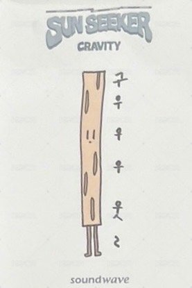 SUN SEEKER sw 4.0 簽售卡 巧克力棒 ver. 背面