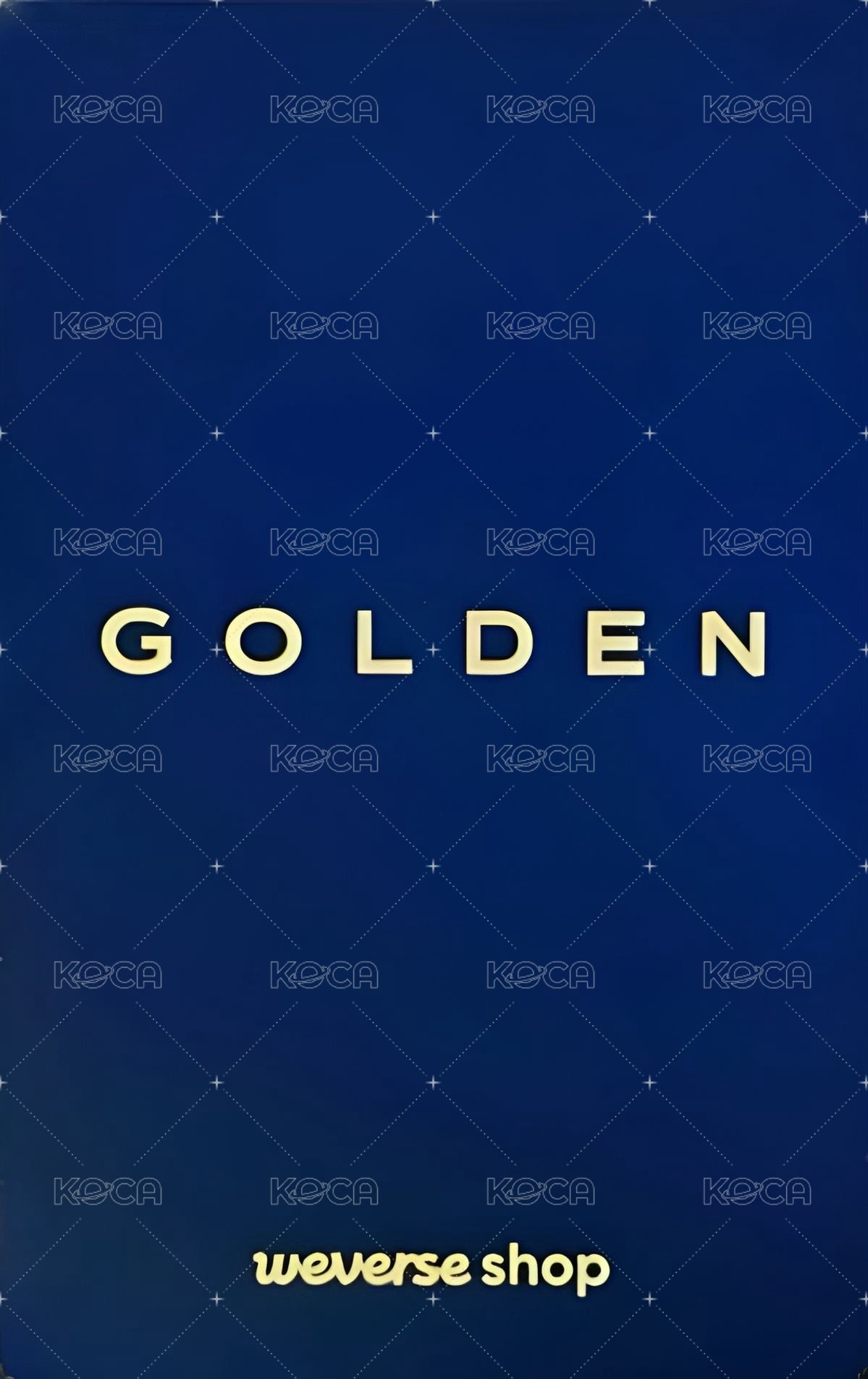 GOLDEN wvs 特典卡  背面