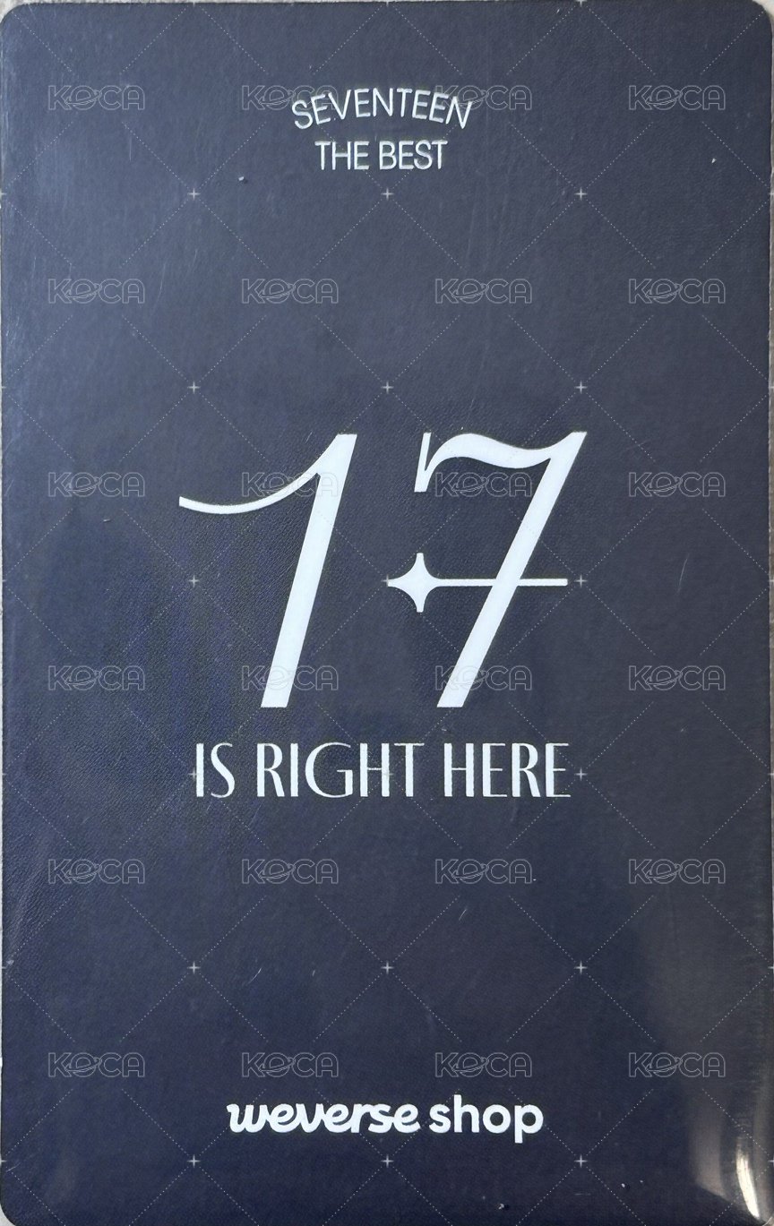 精選專 wvs 特典卡  背面