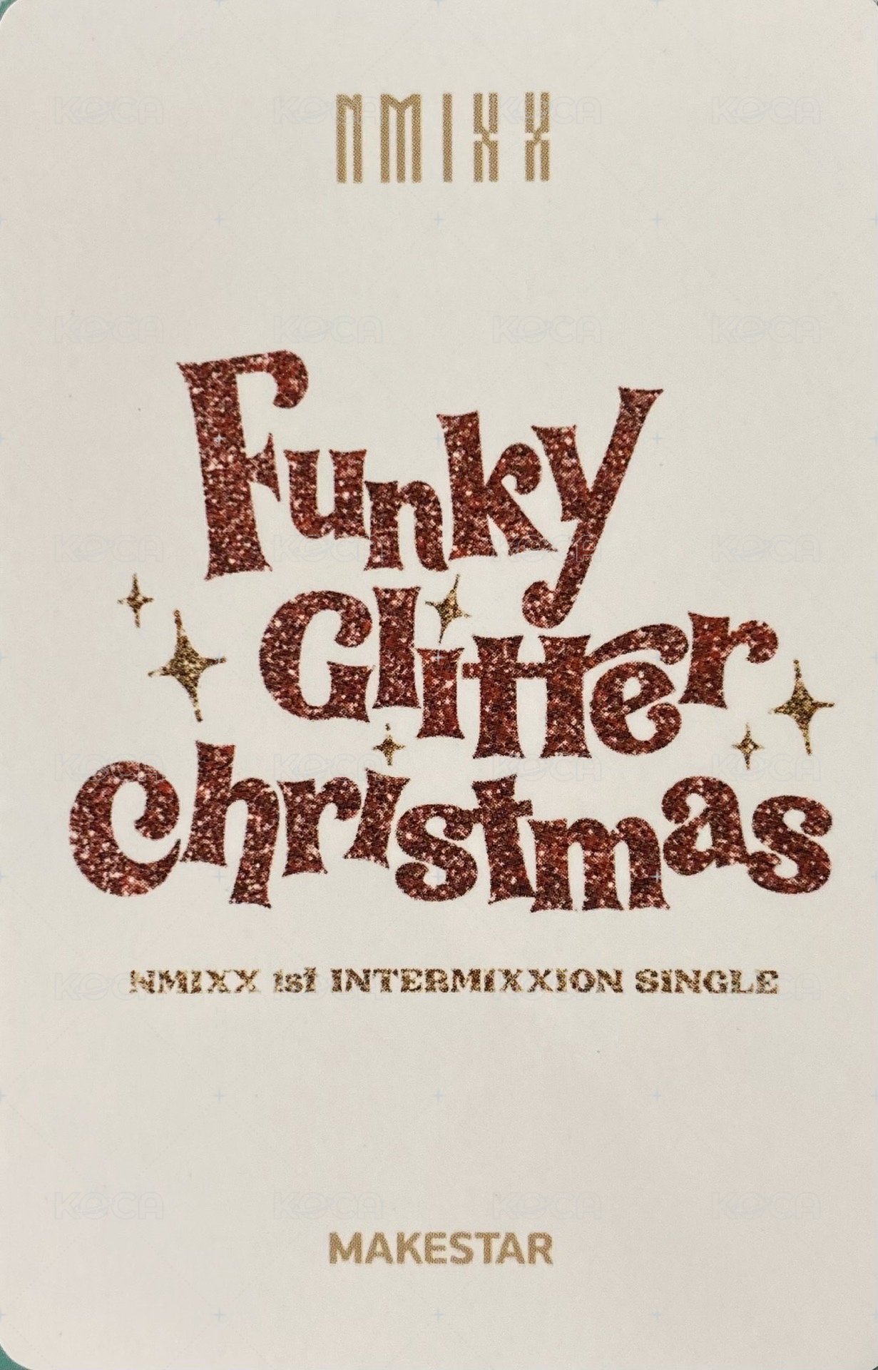 ENTWURF ms 線下 5.0 簽售卡 聖誕老人圭 背面