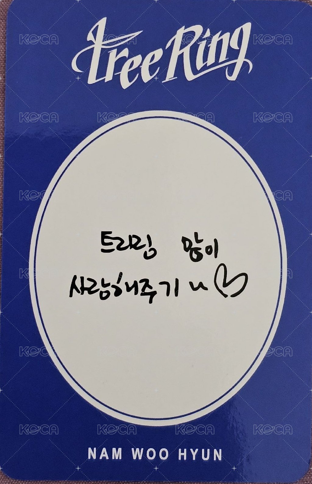 Tree Ring k4 幸運卡  背面