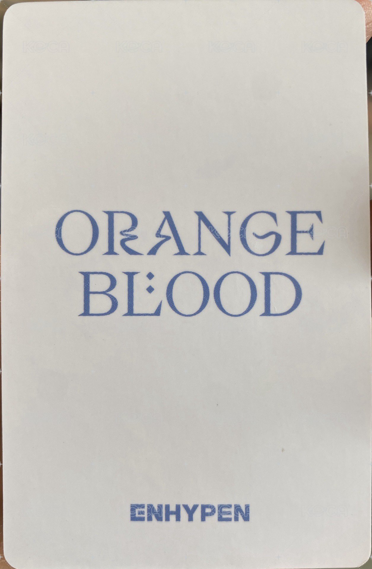 迷五 yzy 1.0 視簽 特典卡  背面